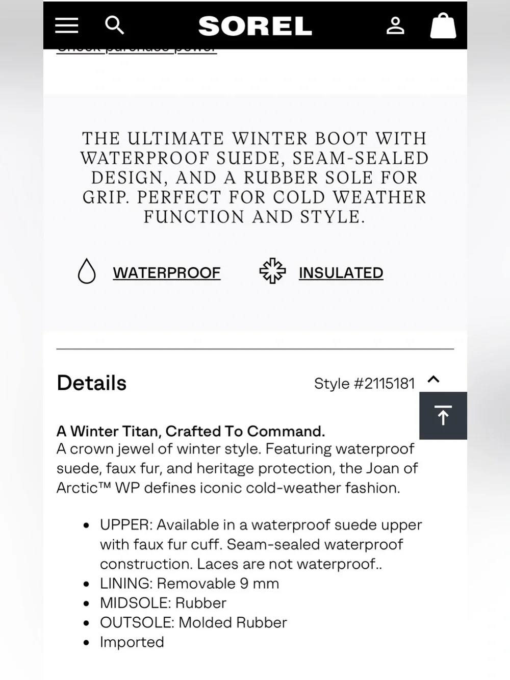 Sorel dark brown